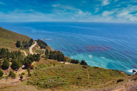 Big Sur California landscape.