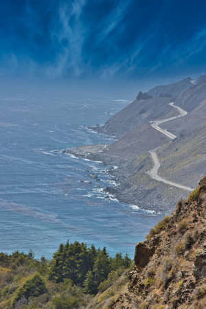 Big Sur California landscape.