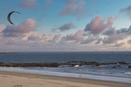 Kite surfing in Cambria California