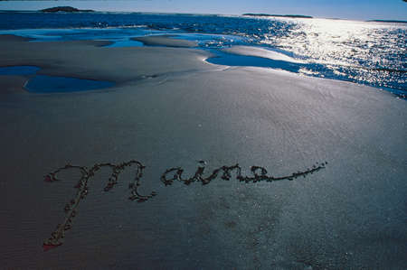 Exploring Maine in the fallの写真素材