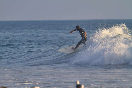 Surfing in Rincon California