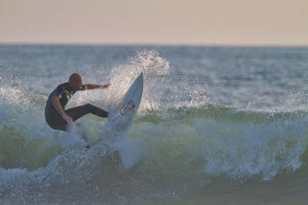 Surfing in Rincon in California
