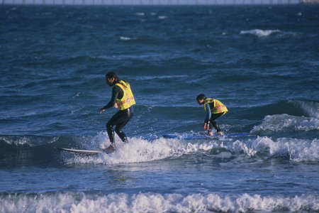 Rincon classic surfing contest in 2001