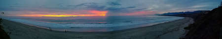 Sunset over Rincon Beach California