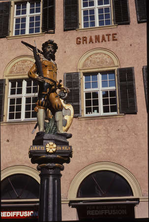 Schaffhausen Switzerland in summer 1991のeditorial素材