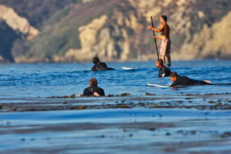 Surfing in the Channel Islands National Park