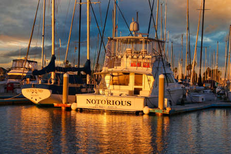Sunrise in the Channel Islands Harbor California