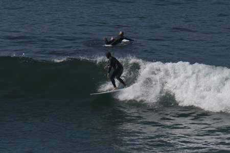 Surfing in Big Sur California