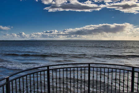 Storm clouds over Butterfly beach in Montecito California