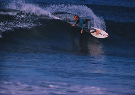 Surfing and bird watching at Jalama county parkの写真素材