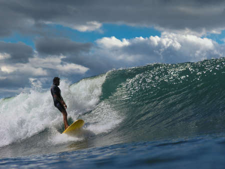 Surfing and bird watching at Jalama county parkの写真素材