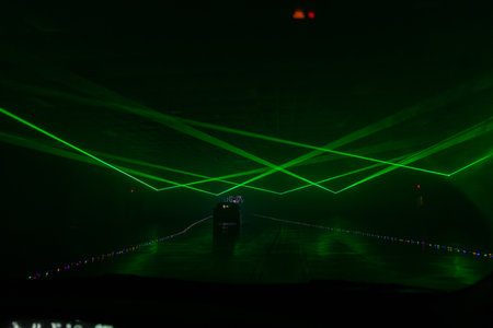 Christmas lightsの写真素材