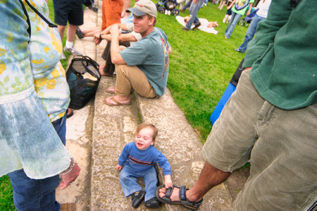 Earth day 2004 in Santa Barbaraのeditorial素材