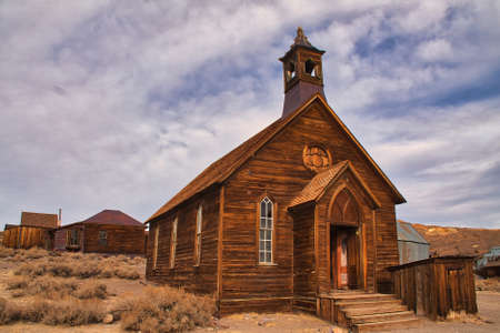 Bodie ghost town in the High Sierrasの写真素材