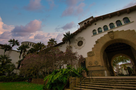 Exterior view of the historic Tampa State Historic Park.のeditorial素材