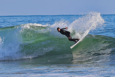 Joao Dias at the 2nd Stage of the Bodyboard Pro Portugal in Ovar, Portugal.