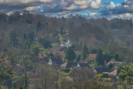 View of the village of Chiltern in the English Lake District