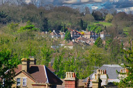 A view of the city of Chipping Campden, Gloucestershire