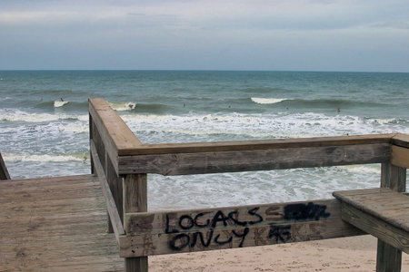 View of the beach.の写真素材