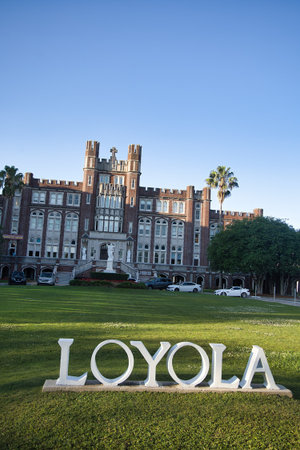 View of the building.