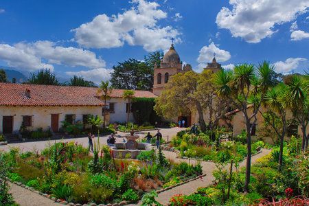 Monastery of Santa Maria de Guadalupe in Granada, Spainの写真素材