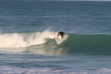 Unidentified Surfer at the 2nd Stage of the Bodyboard Test in Ovar, Portugal.