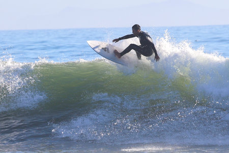 Unidentified Surfer at the 2nd Stage of the Bodyboard Test in Ovar, Portugal.