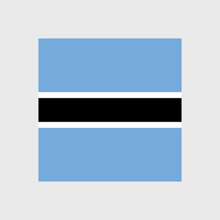 Set   vector icons with Botswana flagのイラスト素材