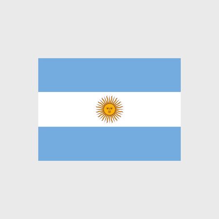 Set of vector icons with Argentina flag Argentineのイラスト素材