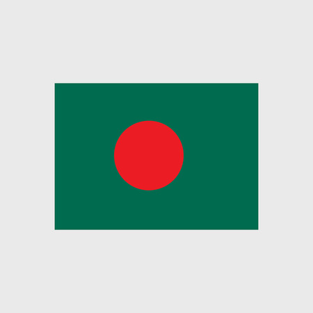 Set of vector icons with Bangladesh flagのイラスト素材