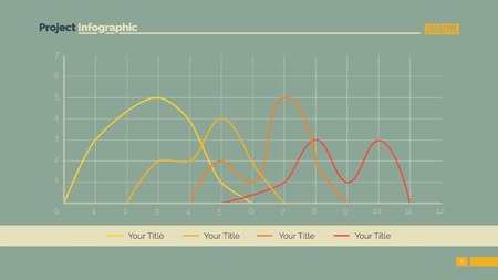 Line Chart Slideのイラスト素材