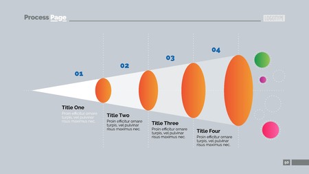 Funnel Infographic Slide Templateのイラスト素材
