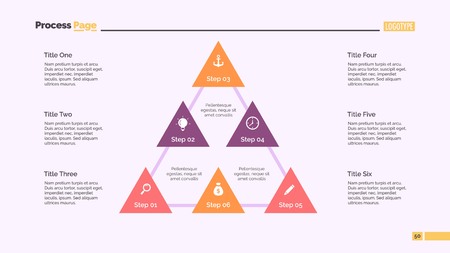 Triangular diagram. Progress chart. Element of presentation. Concept for infographic, business templates, marketing, report. Can be used for topics like business, structure, system of organizationのイラスト素材