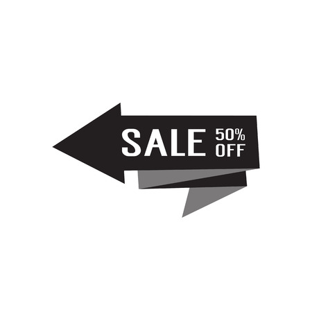 Sale 50 Off letteringのイラスト素材