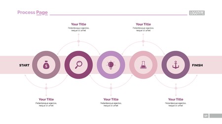 Five Circles Workflow Slide Template