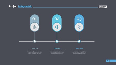 Timeline infographics slide template. Business data. Graph, diagram. Creative concept for infographic, templates, presentation, report. Can be used for topics like workflow, strategy, planningのイラスト素材