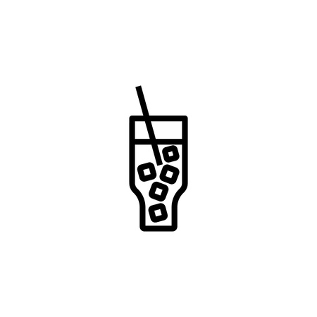 Cola Line Iconのイラスト素材