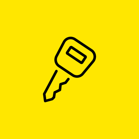 Key line iconのイラスト素材