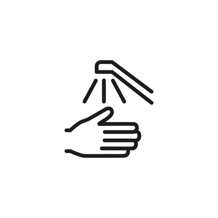 Washing hands iconのイラスト素材