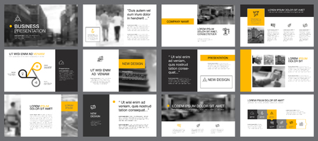 Twelve Analysis Slide Templates Setのイラスト素材