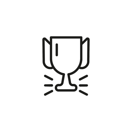 Cup line iconのイラスト素材
