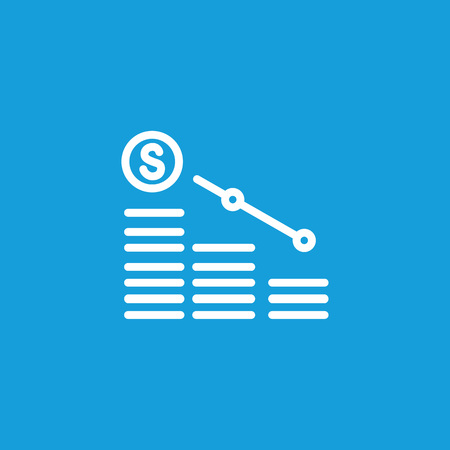 Growth Diagram Line Iconのイラスト素材