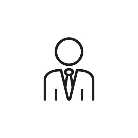 Businessman line iconのイラスト素材