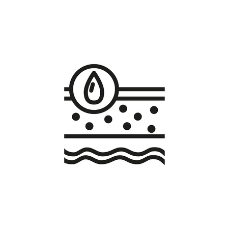 Feedback line icon. Approval and disapproval, thumbs down and thumbs up. Customer feedback concept. Vector illustration can be used for topics like social networking, gestures, communicationのイラスト素材