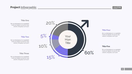 Male population slide template. Business data. Graph, diagram, design. Creative concept for infographic, report. Can be used for topics like research, information, analysisのイラスト素材