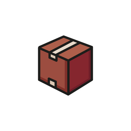 Parcel line icon. Package, box, post. Delivery concept. Vector illustration can be used for topics...