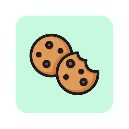 Man holding puzzle piece line icon. Solution, decision, problem. Idea concept. Vector illustration can be used for topics like business, planning, creativityのイラスト素材