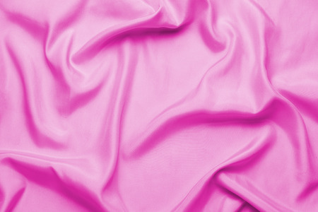 Smooth Silk Fabric or Statin of Pink with Waves, Can be used as background or wallpaper.の写真素材