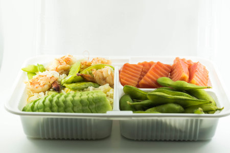 Shrimp fried riceの写真素材