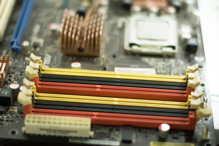 Old motherboard board